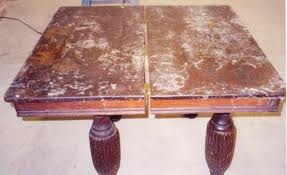 table refinishing before
