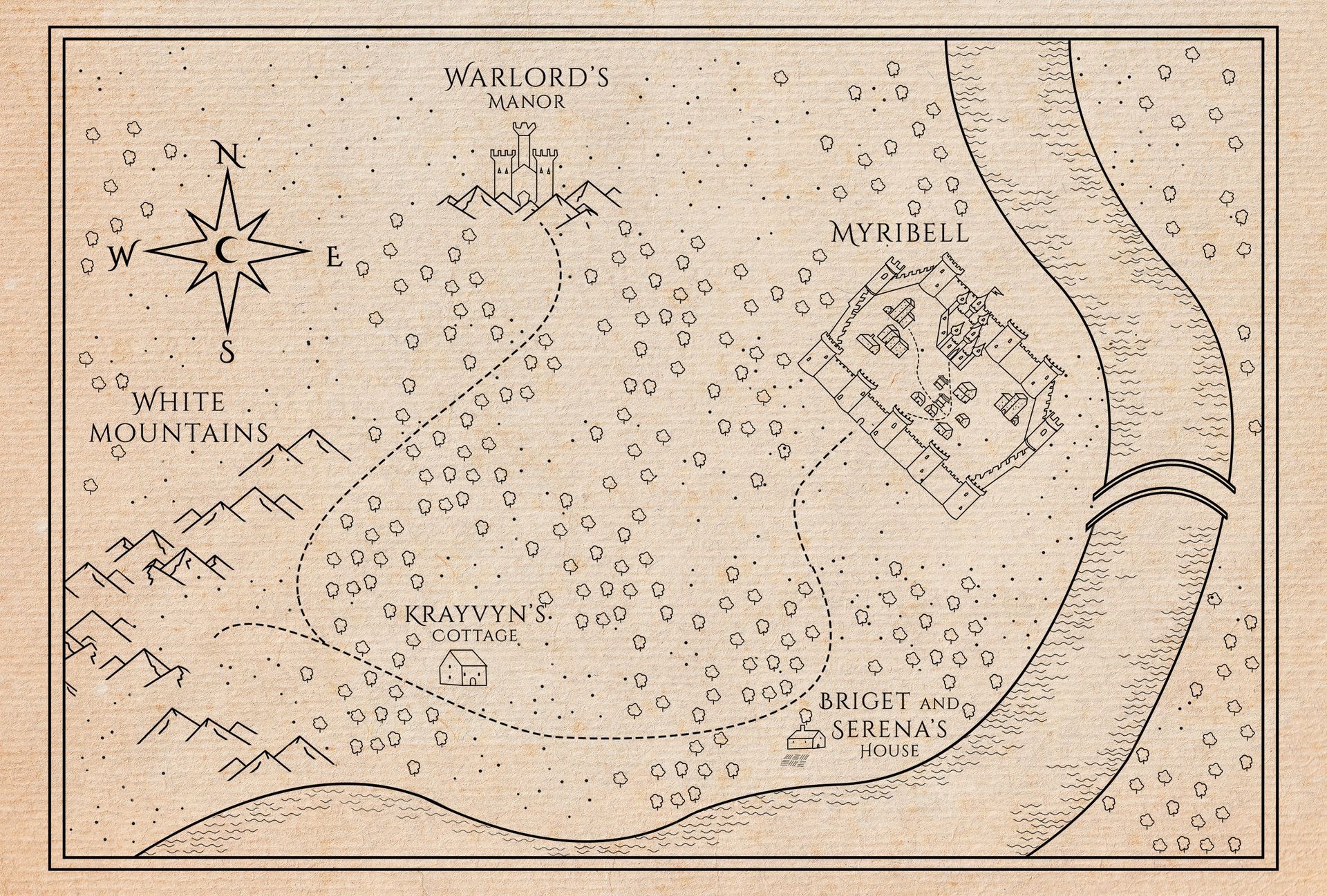 Map of Myribell