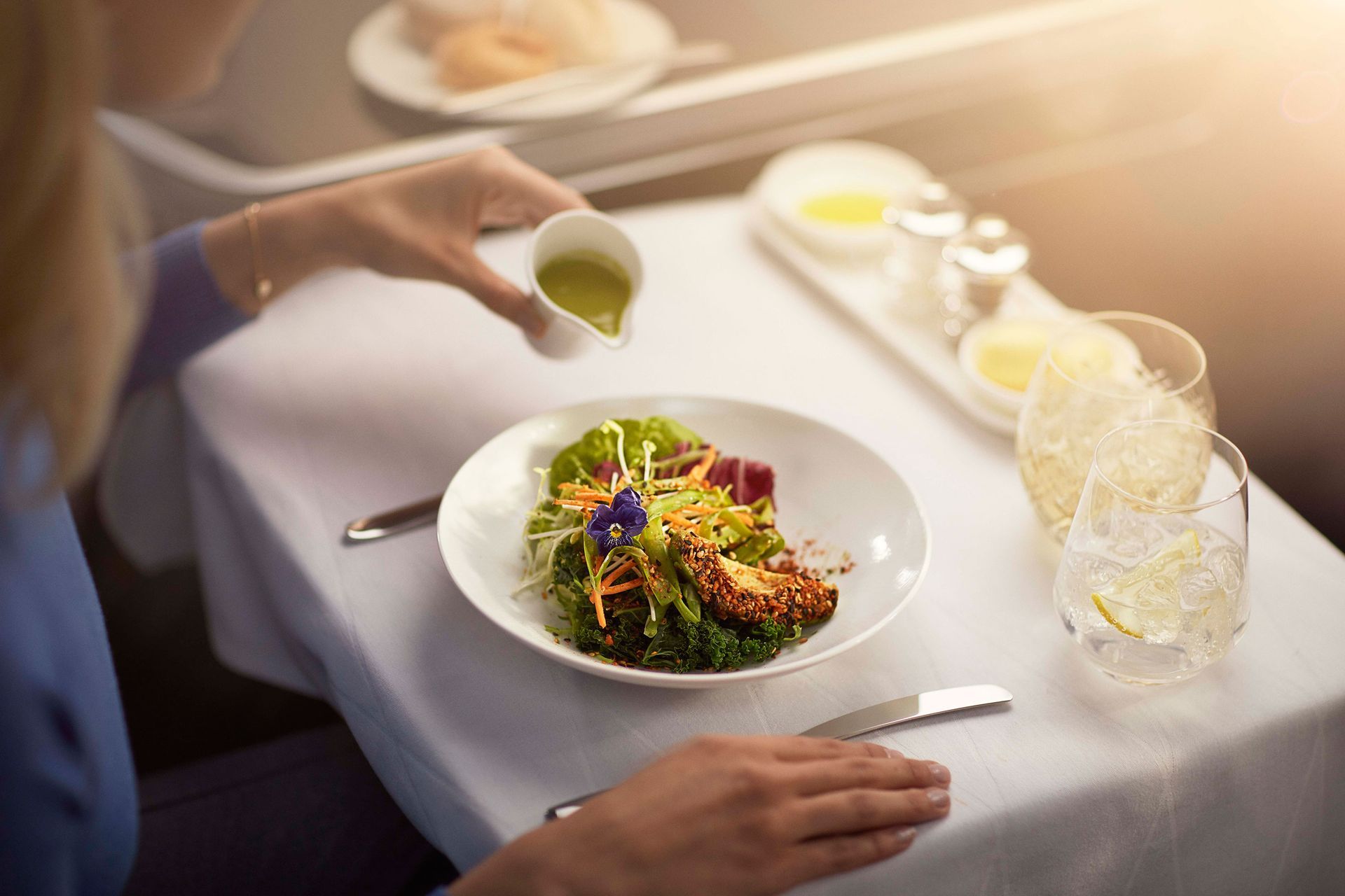 British Airways, First Class Cuisine