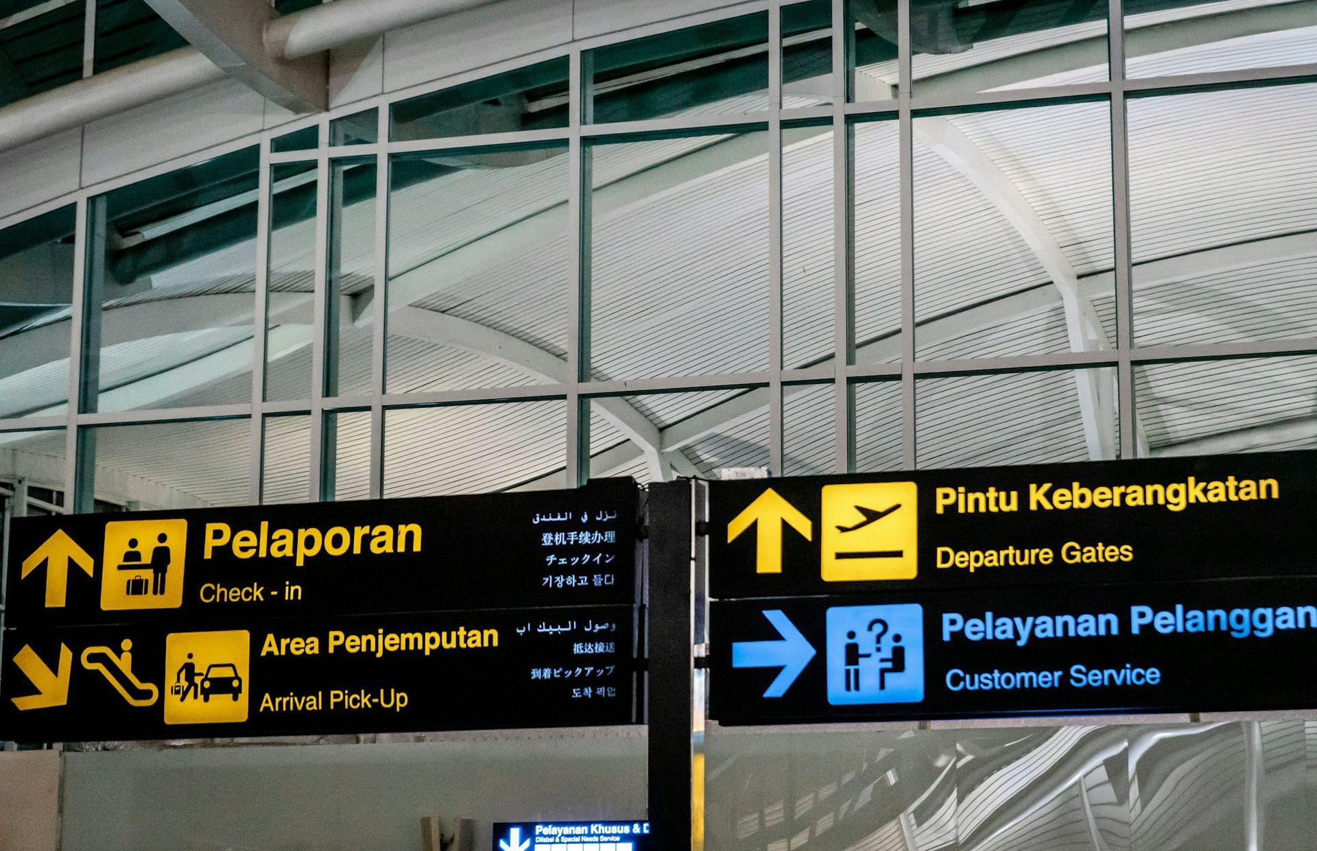 Bandar Udara International Airport (DPS), Signage, Bali, Indonesia