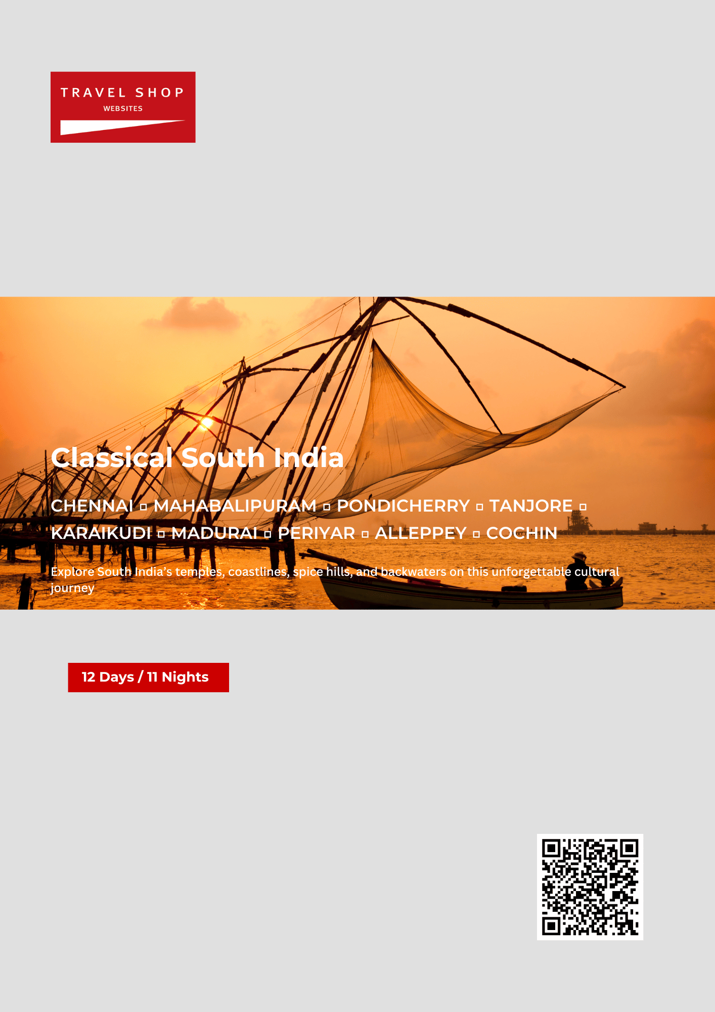 Classical South India Tour - 12 Days / 11 Nights