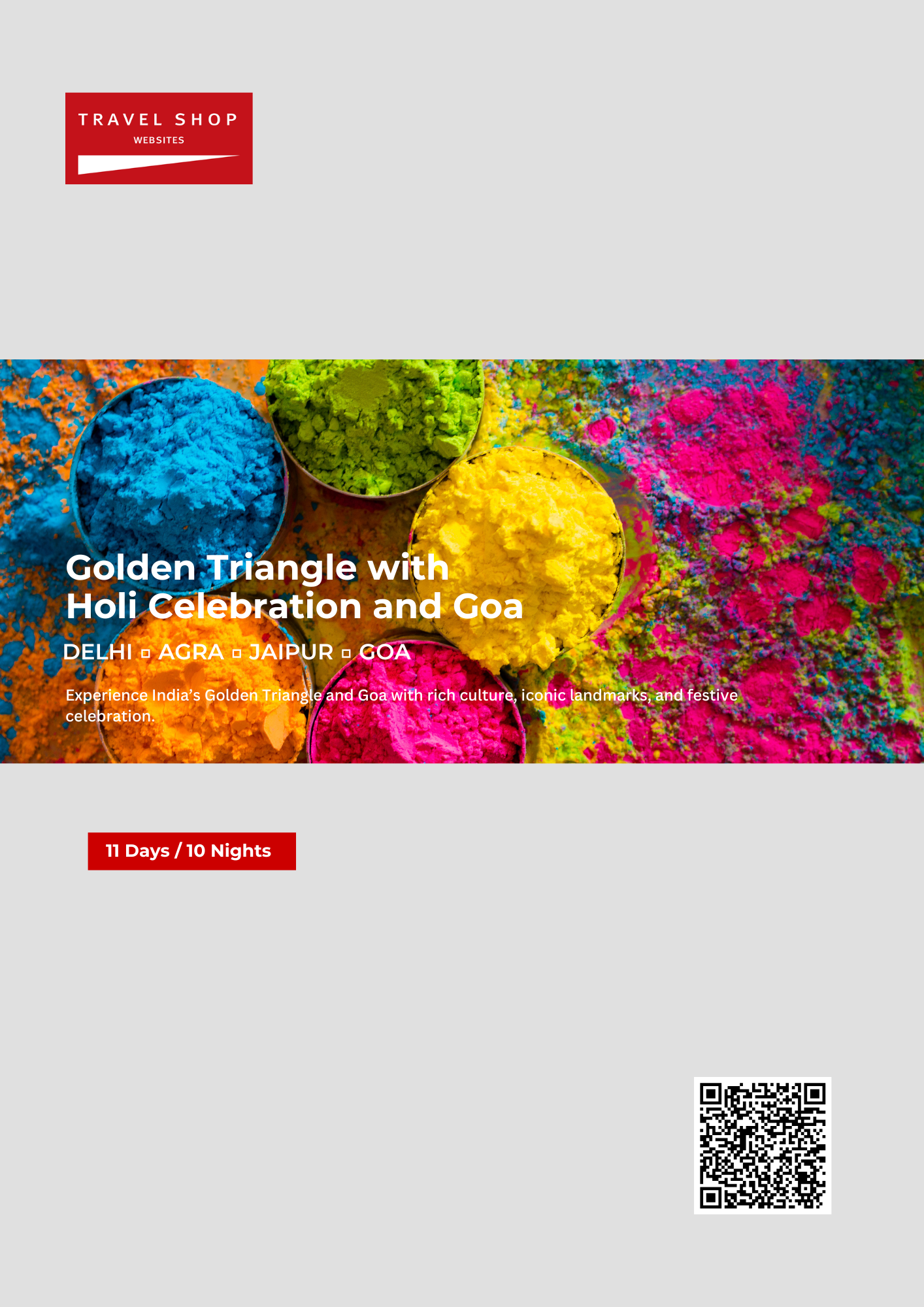 Golden Triangle with Holi Celebration Tour - 11 Days / 10 Nights