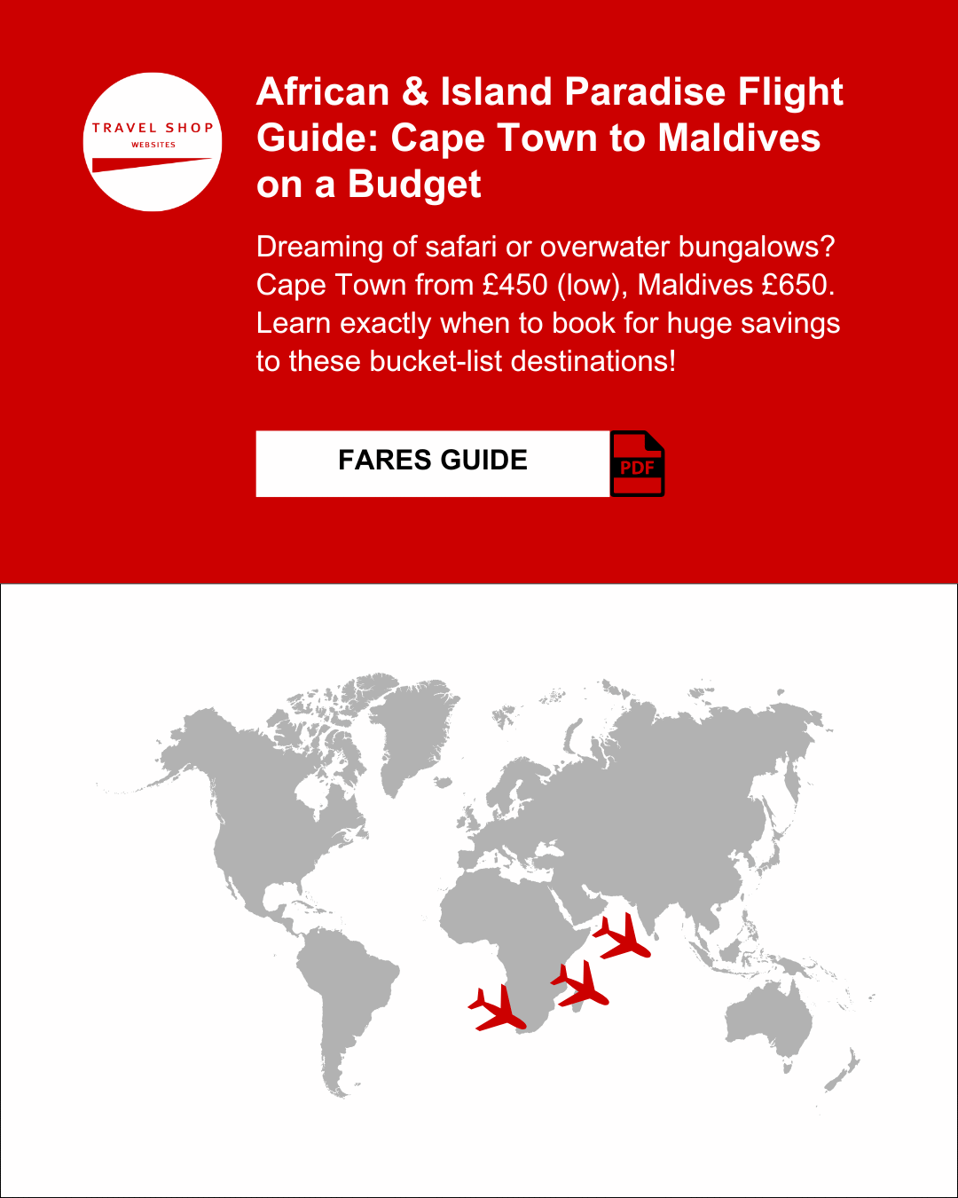 Africa & Indian Ocean - Maldives, Mauritius, Seychelles Airfare Guide