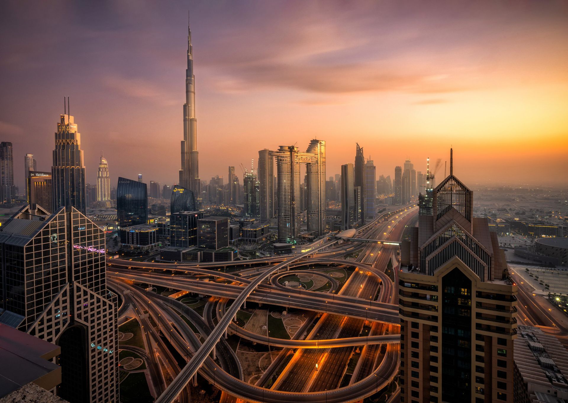 Dubai, UAE Cityscape