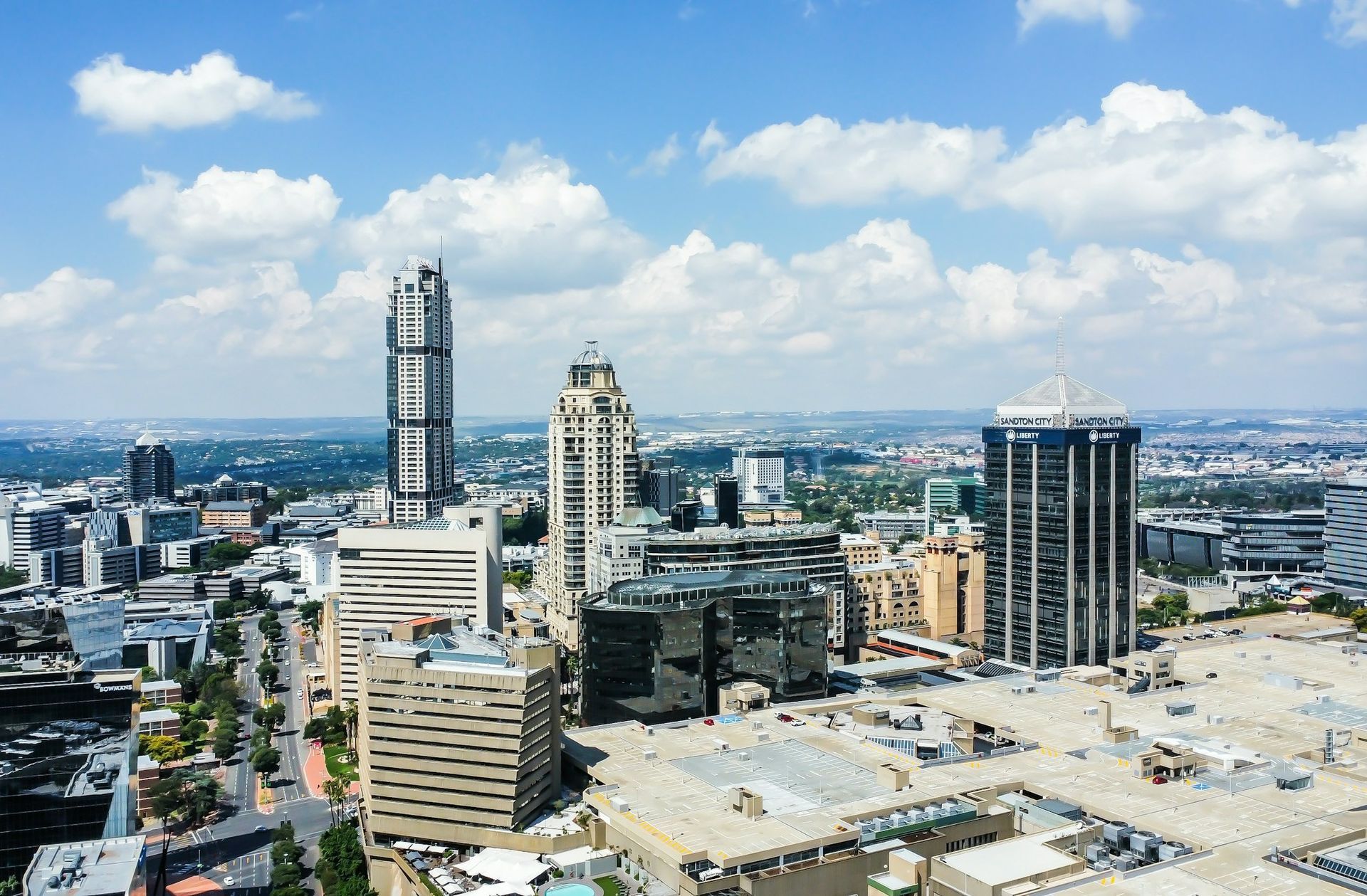 Sandton City Skyline