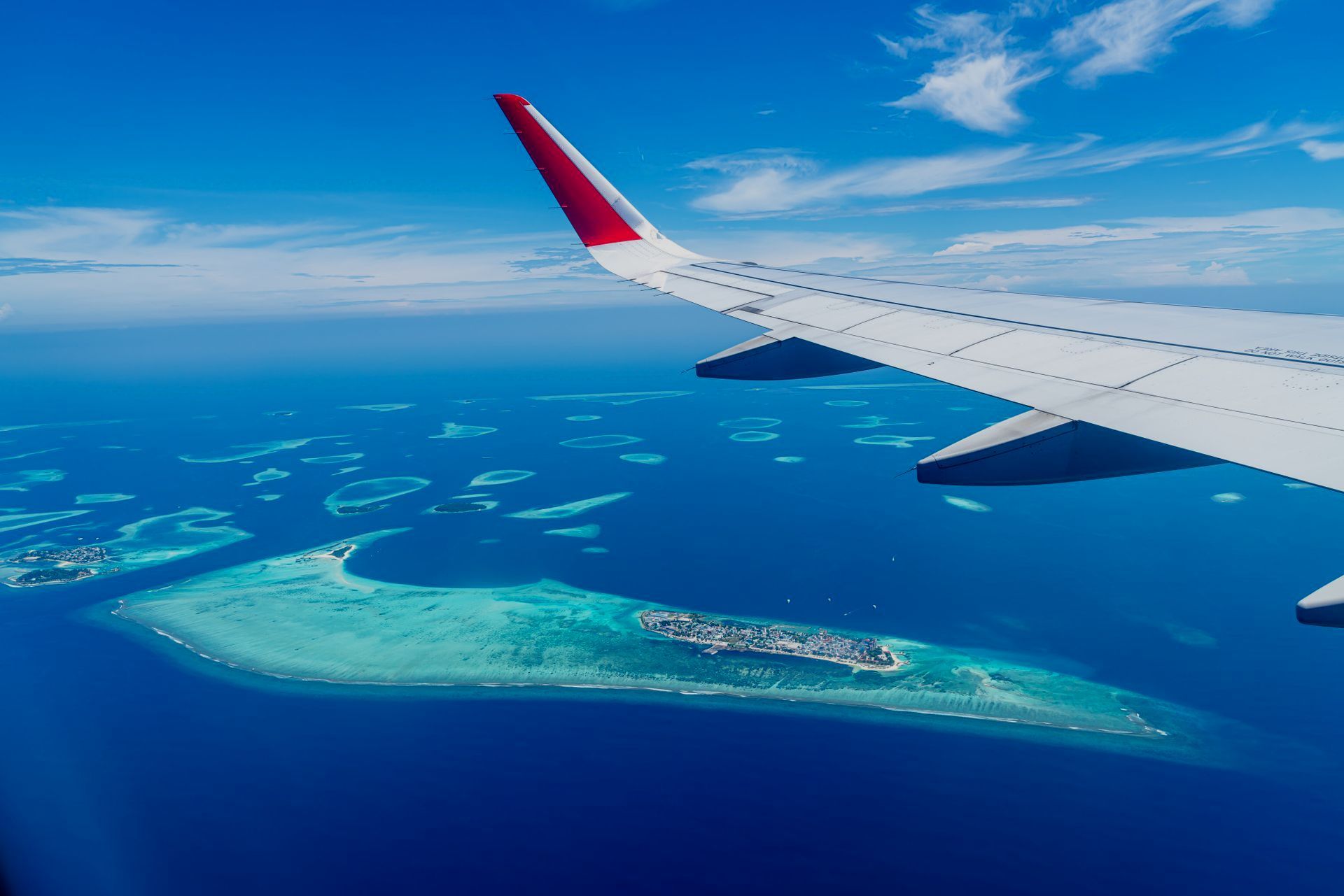 Male from Airplane Window