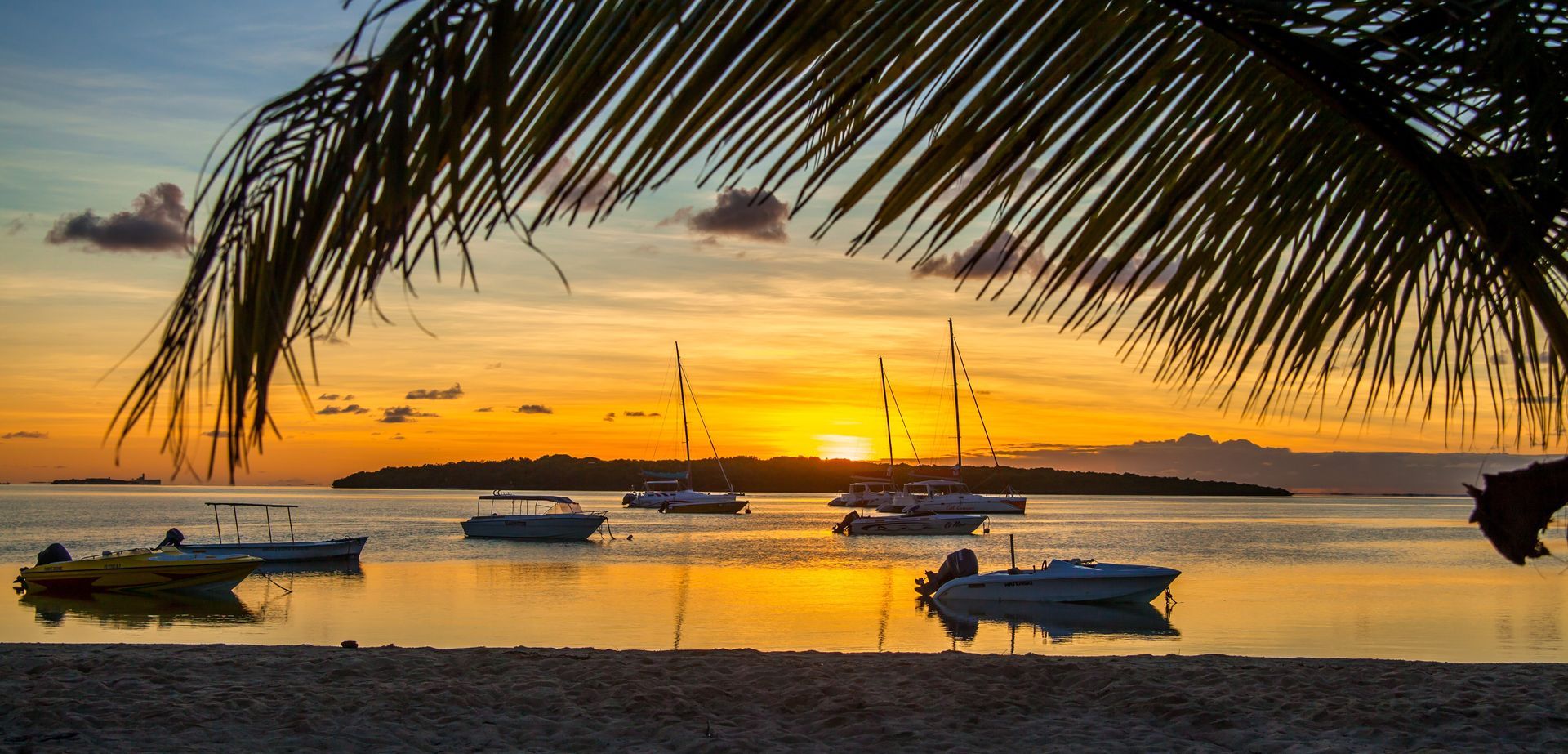 Mauritius Beach Sunset