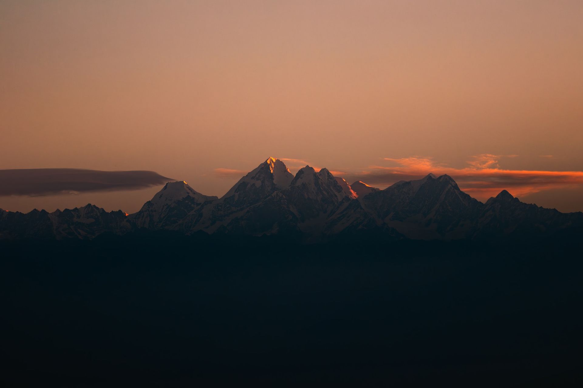 Nagarkot Langtang Himalayan Range, Nepal