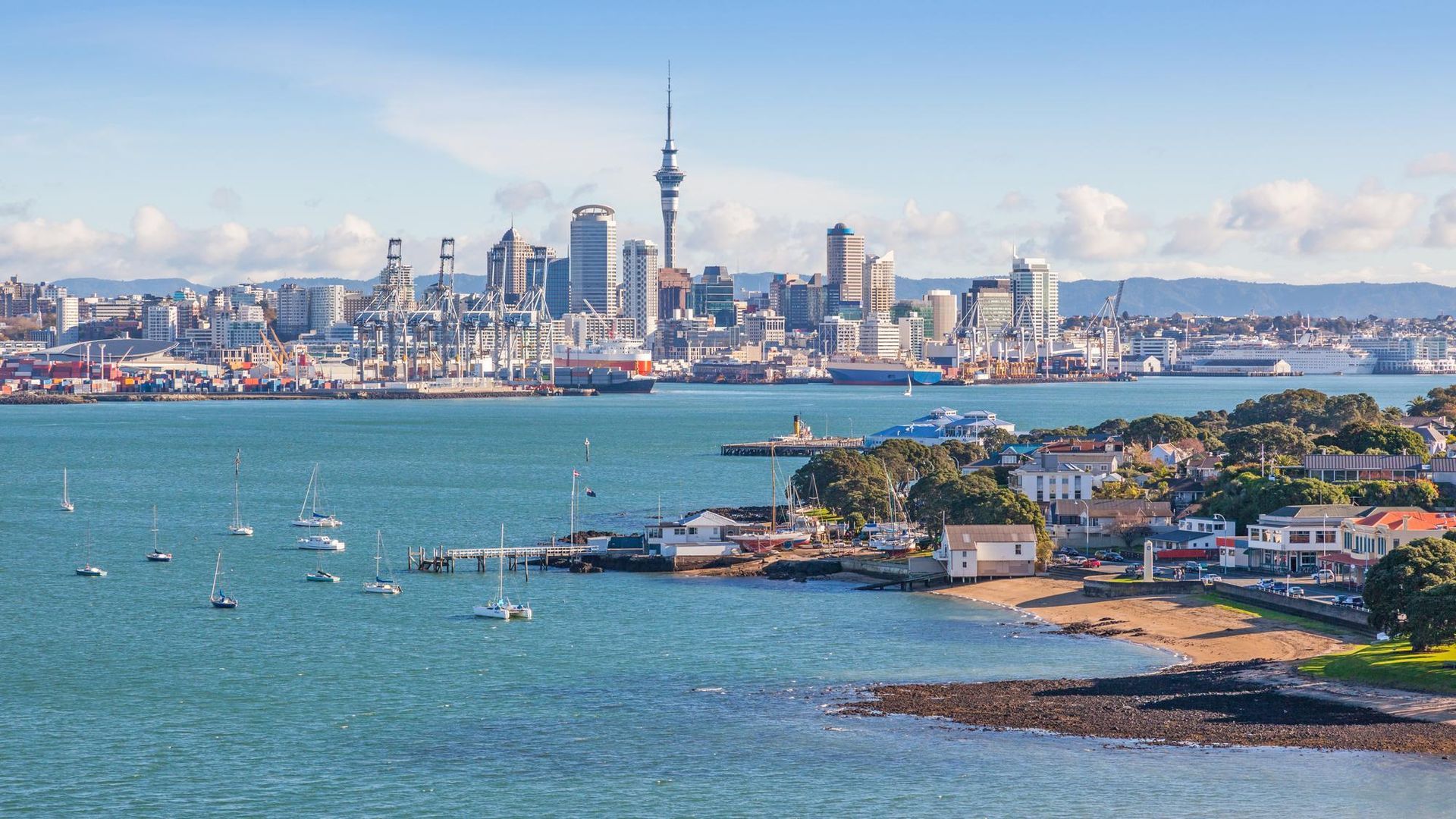 City Skyline Auckland, Devonport, New Zealand