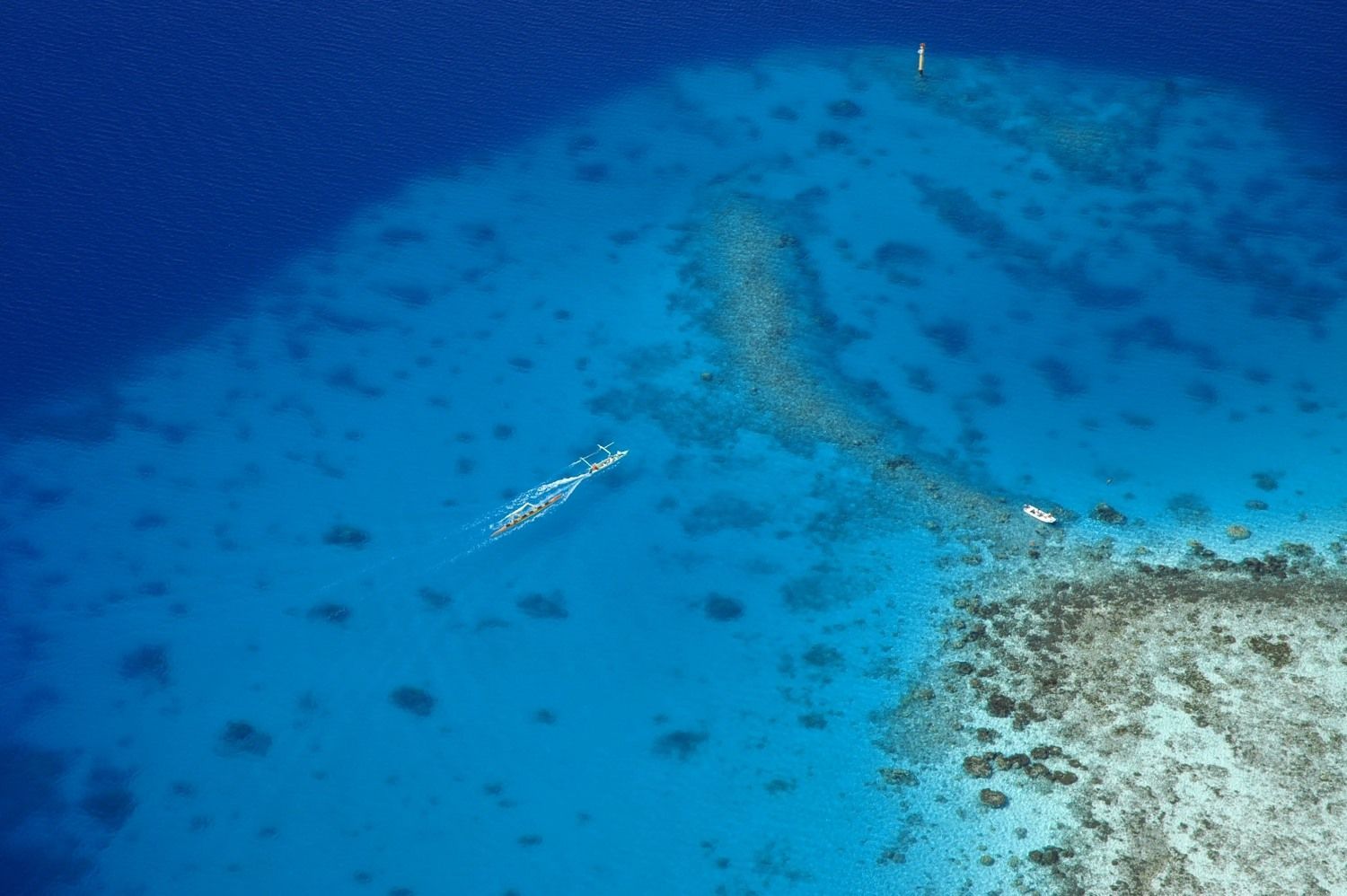 Bora Bora Aerial View, French Polynesia