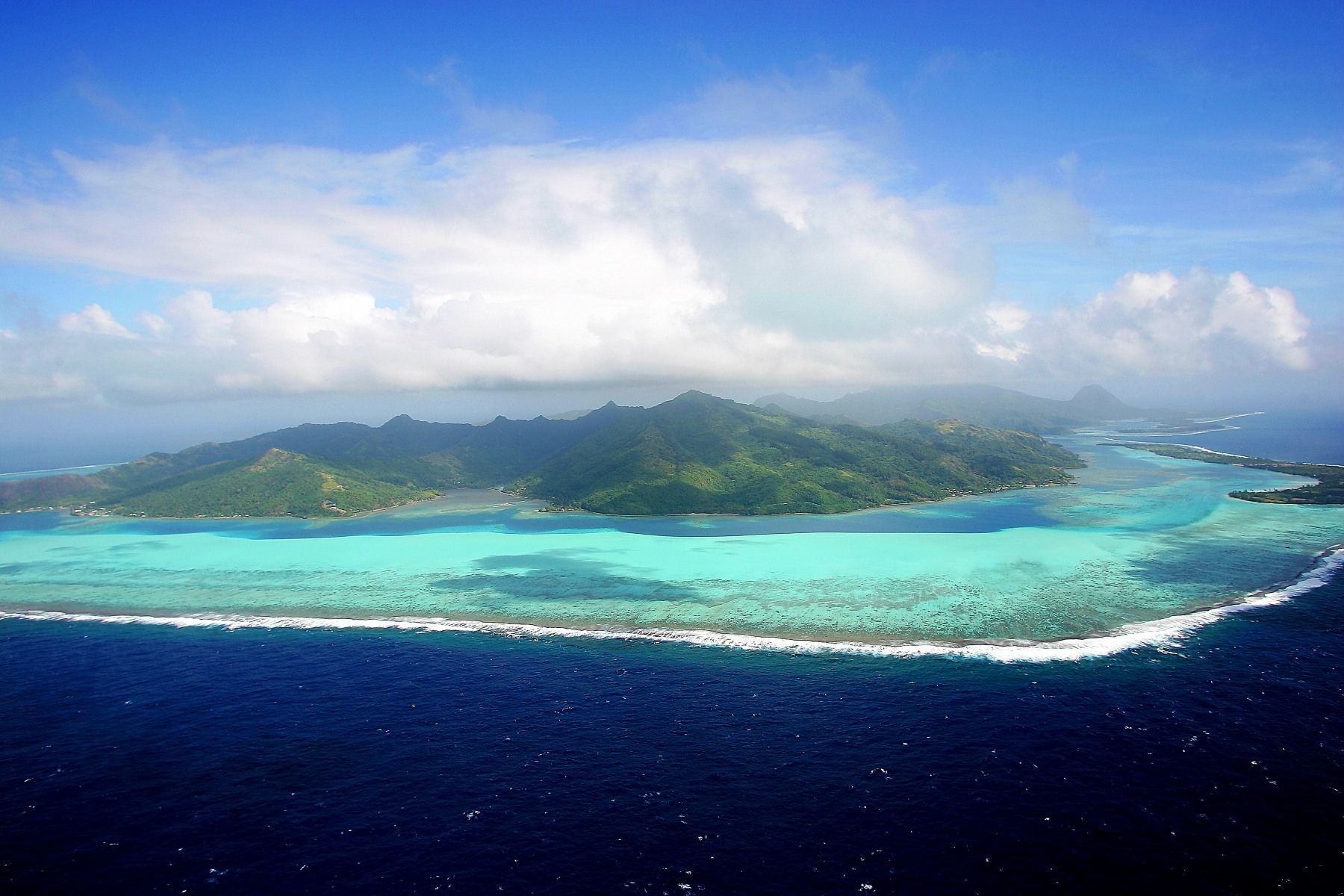 Huahine Aerial View, French Polynesia