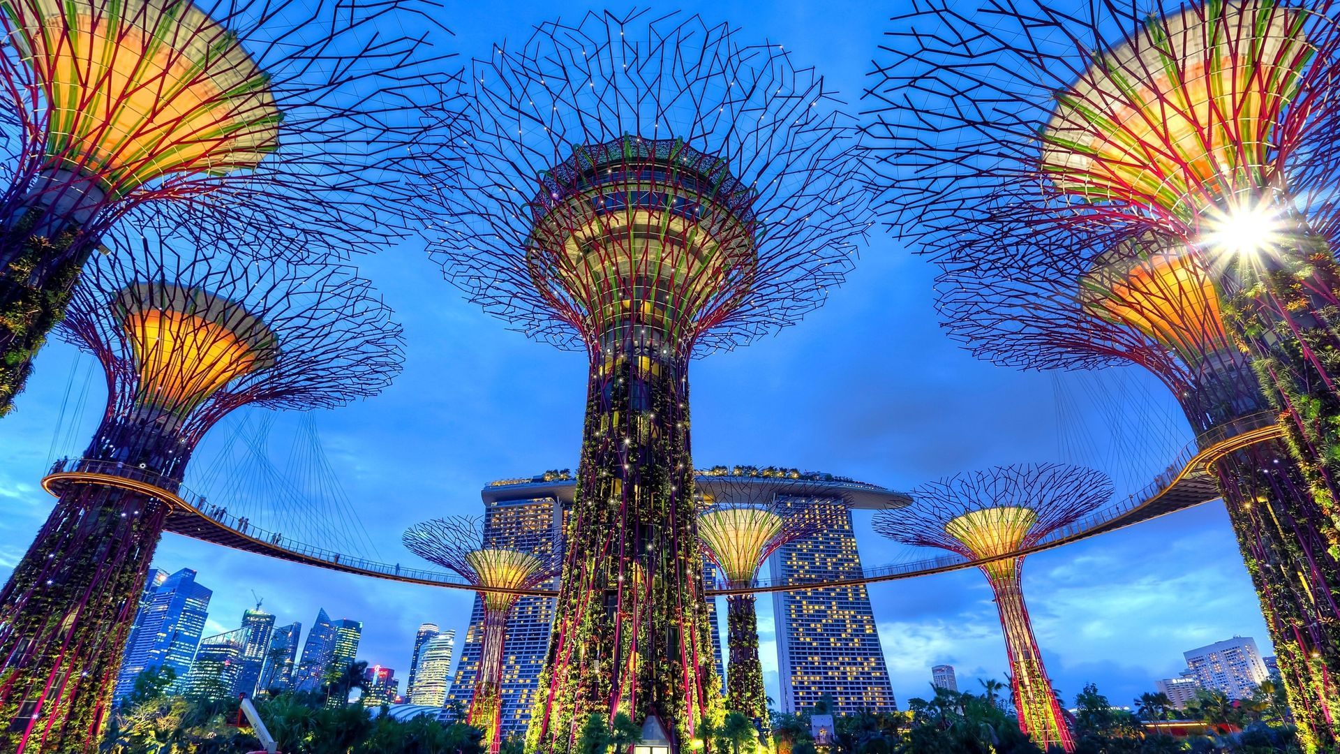 Bay gardens, Singapore