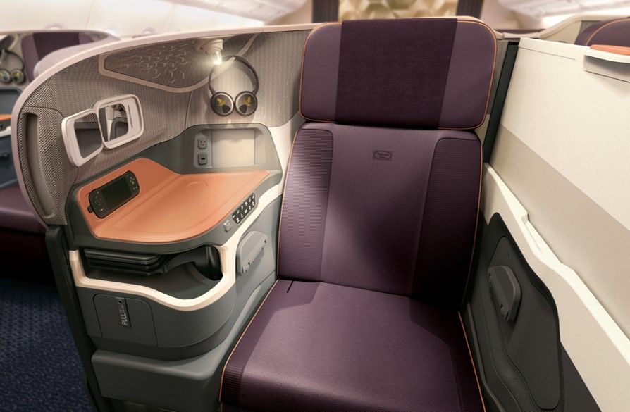 Singapore Airlines, Business Class Seat