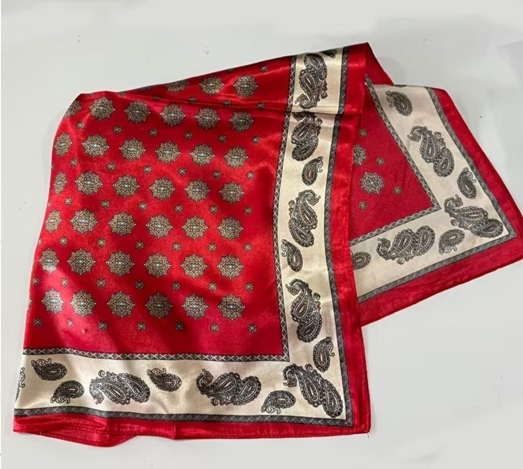 Pañuelo Seda Rojo