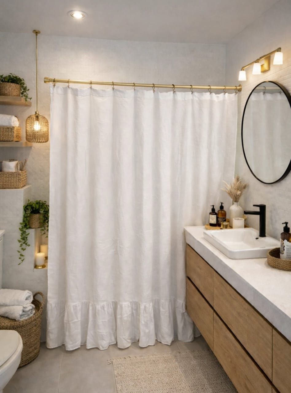 Cortina de baño Tusor