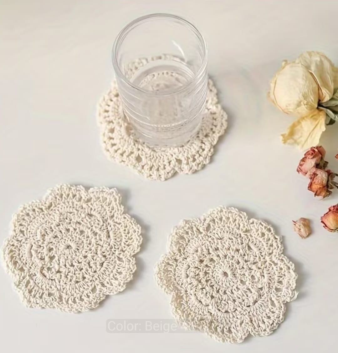 Posavasos Crochet