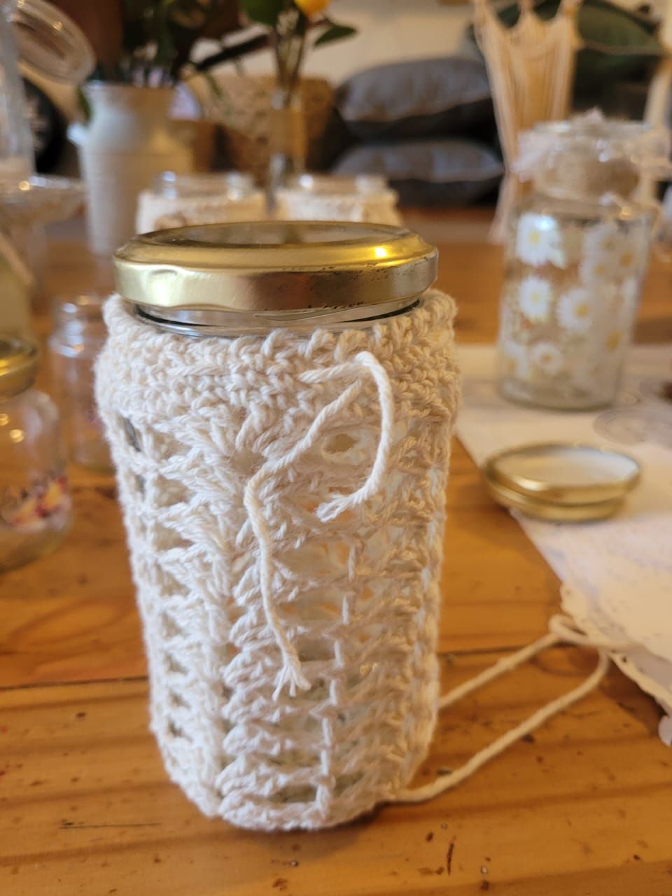 Floreritos Crochet