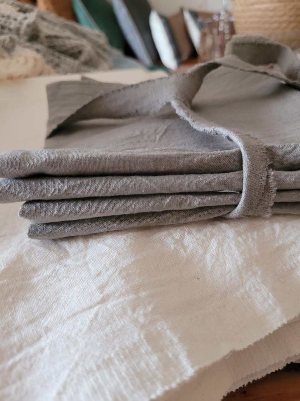 Servilletas Tusor Gris
