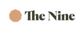 Logo reading “The Nine” with a tan octagon icon to the left on a white background