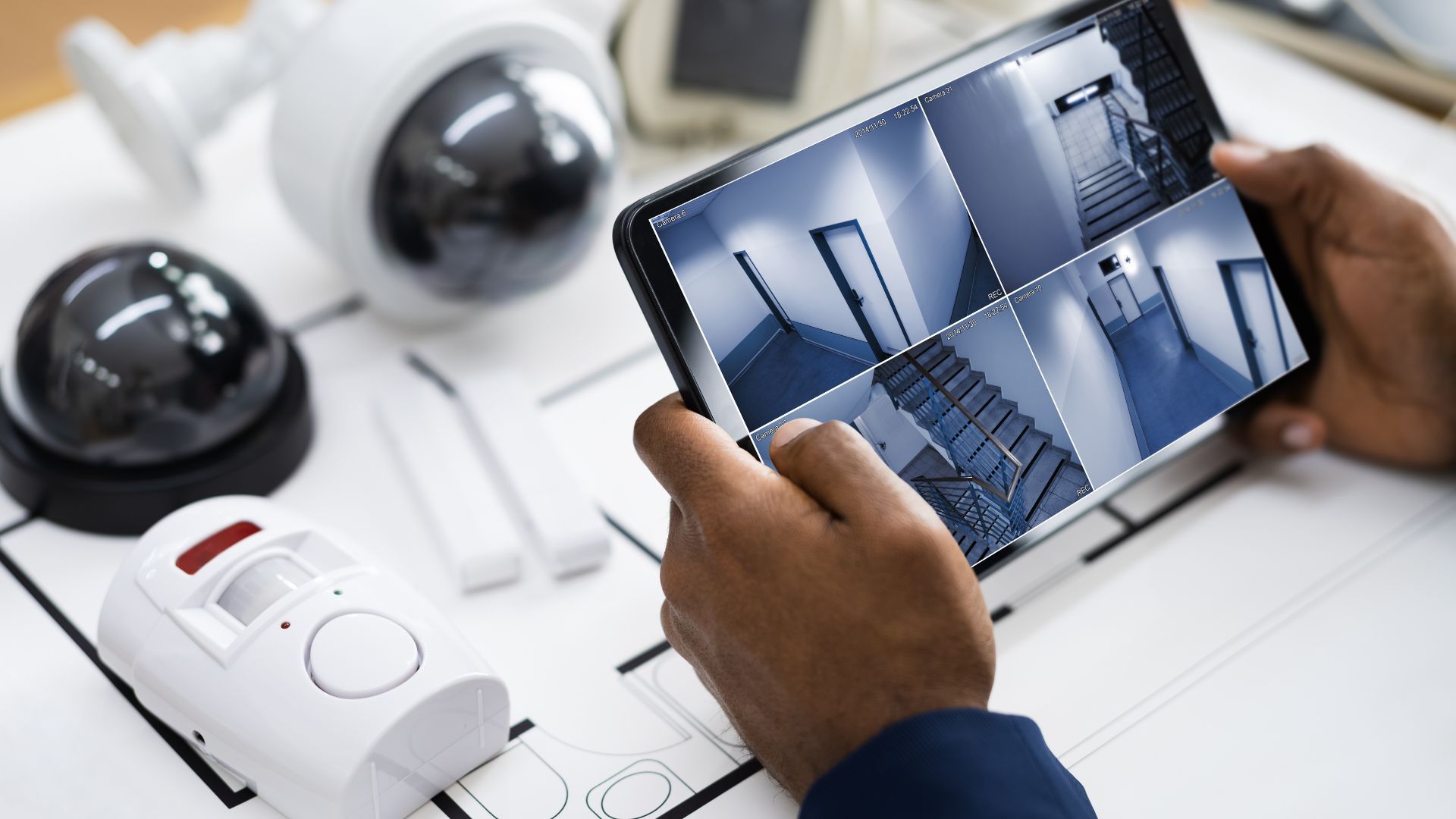 business security monitoring on phone