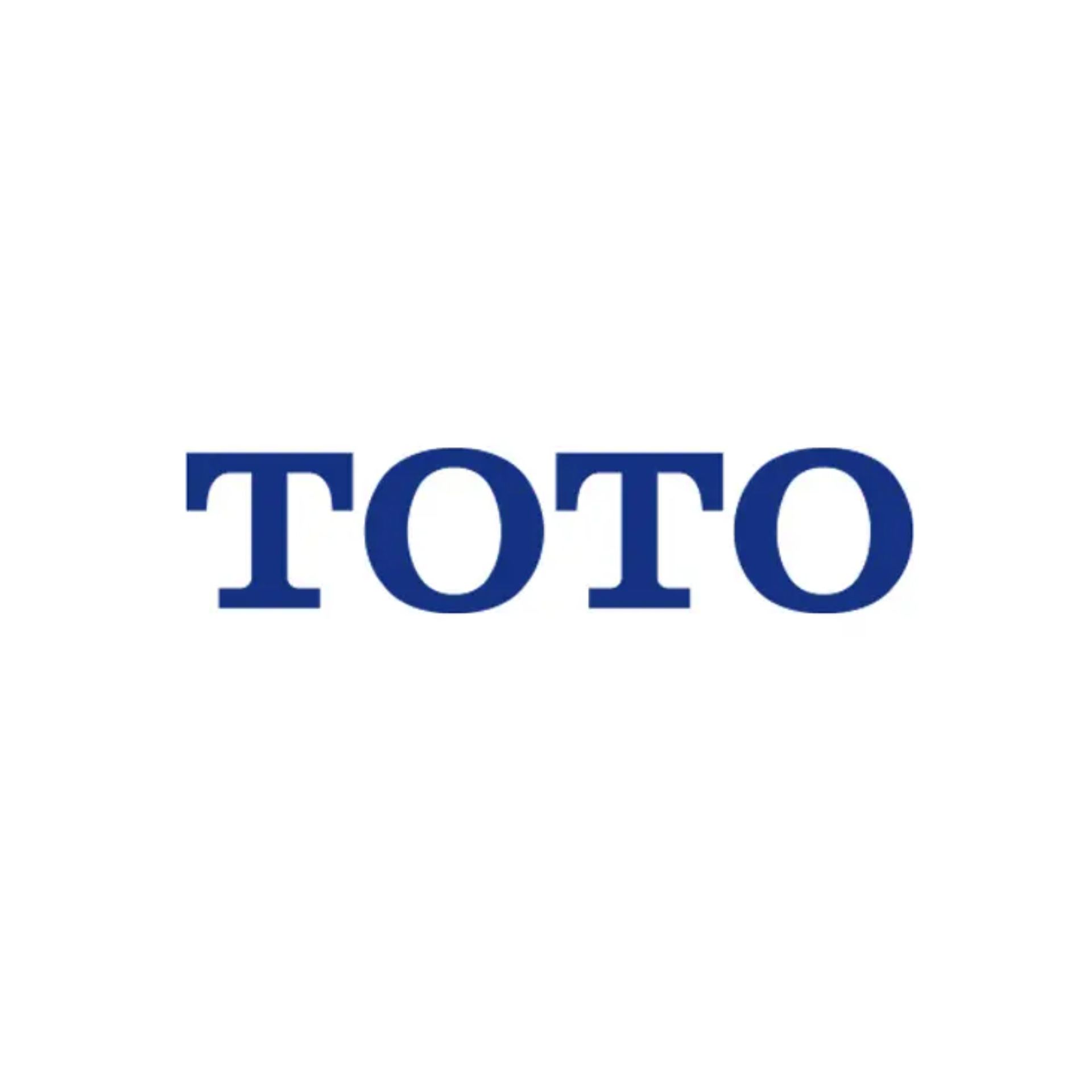 The toto logo is blue and white on a white background.