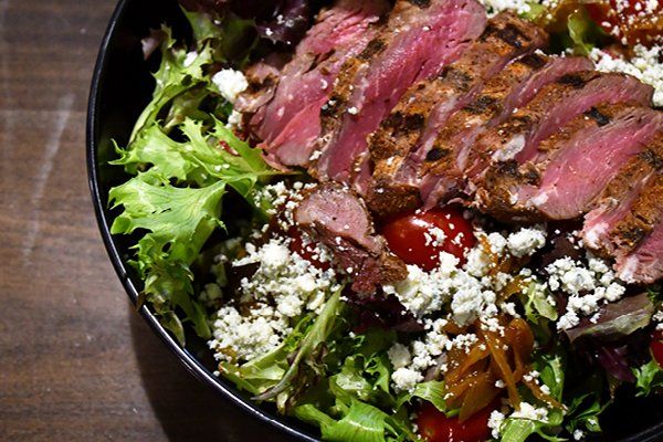 Photos of various meals from the HAC Cafe
