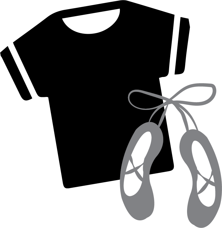 Icon of Leotard and dance shoes