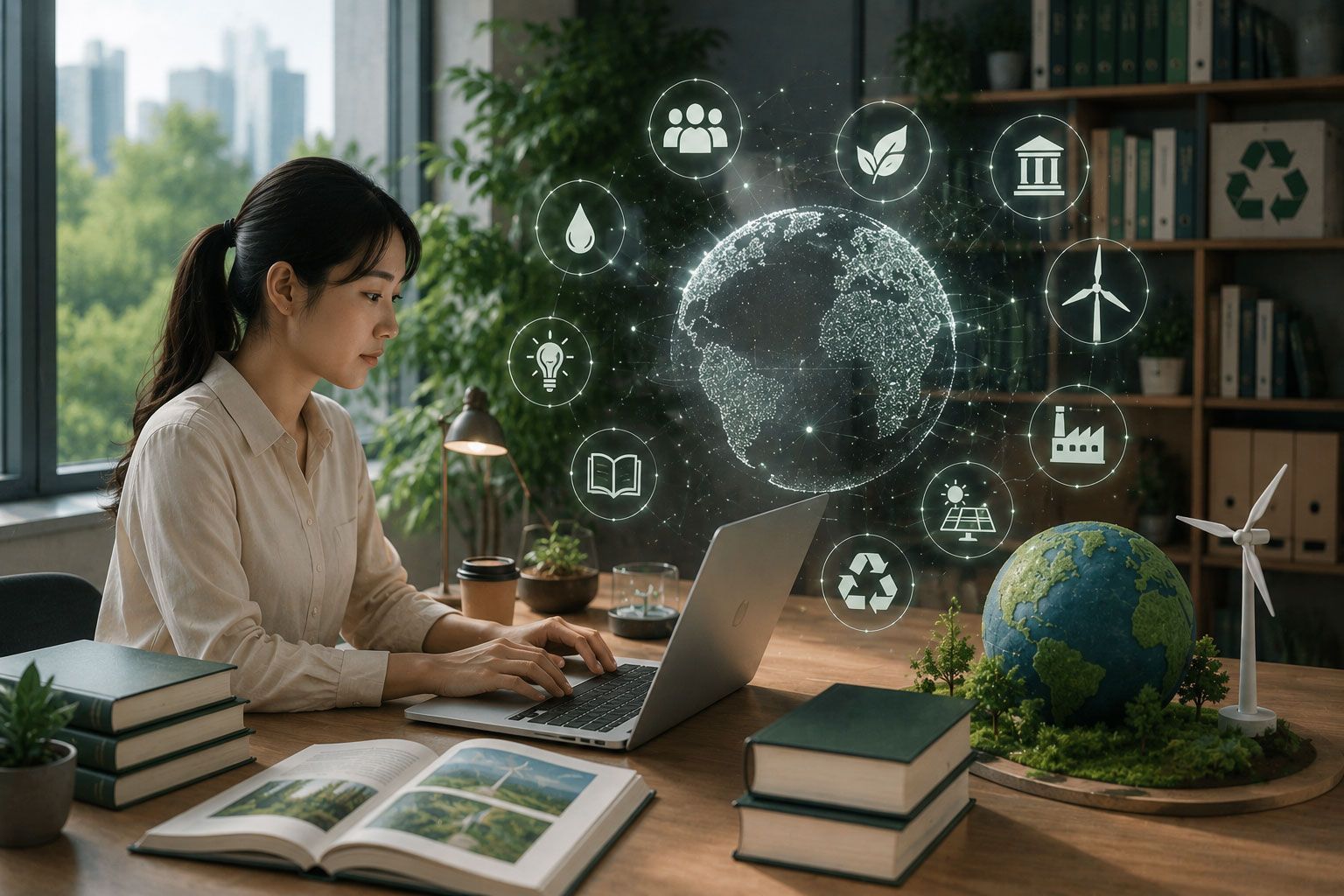 永續顧問公司推薦｜微碳石代永續顧問公司：提供最即時與專業的永續資料庫-ESG資料庫示意圖