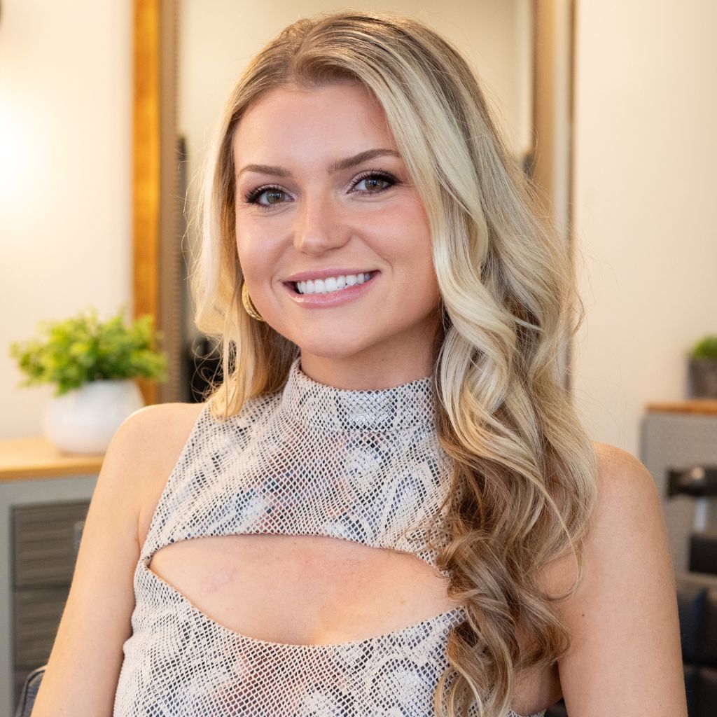 Kaylee, hair stylist at Whip Salon Bluffton