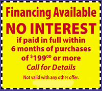Financing Available Coupon Financing Available Coupon