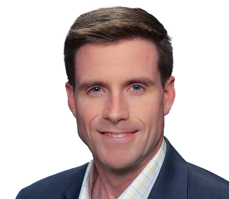 Scott Mattice, VP of Ardoor with blue eyes and brown hair wearing a blazer and smiling.