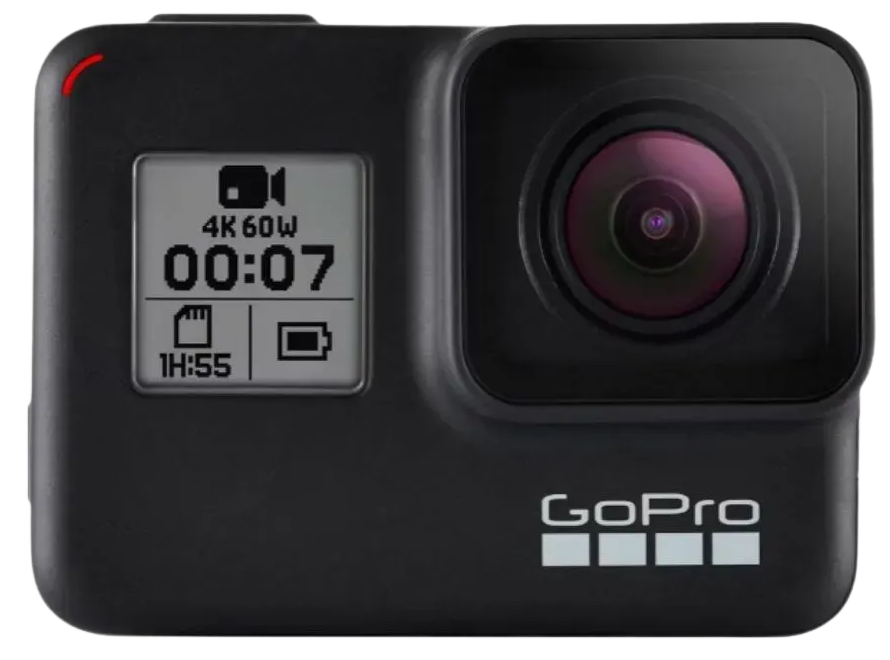 La GoPro Hero 7 Black es una cámara de acción 4K.