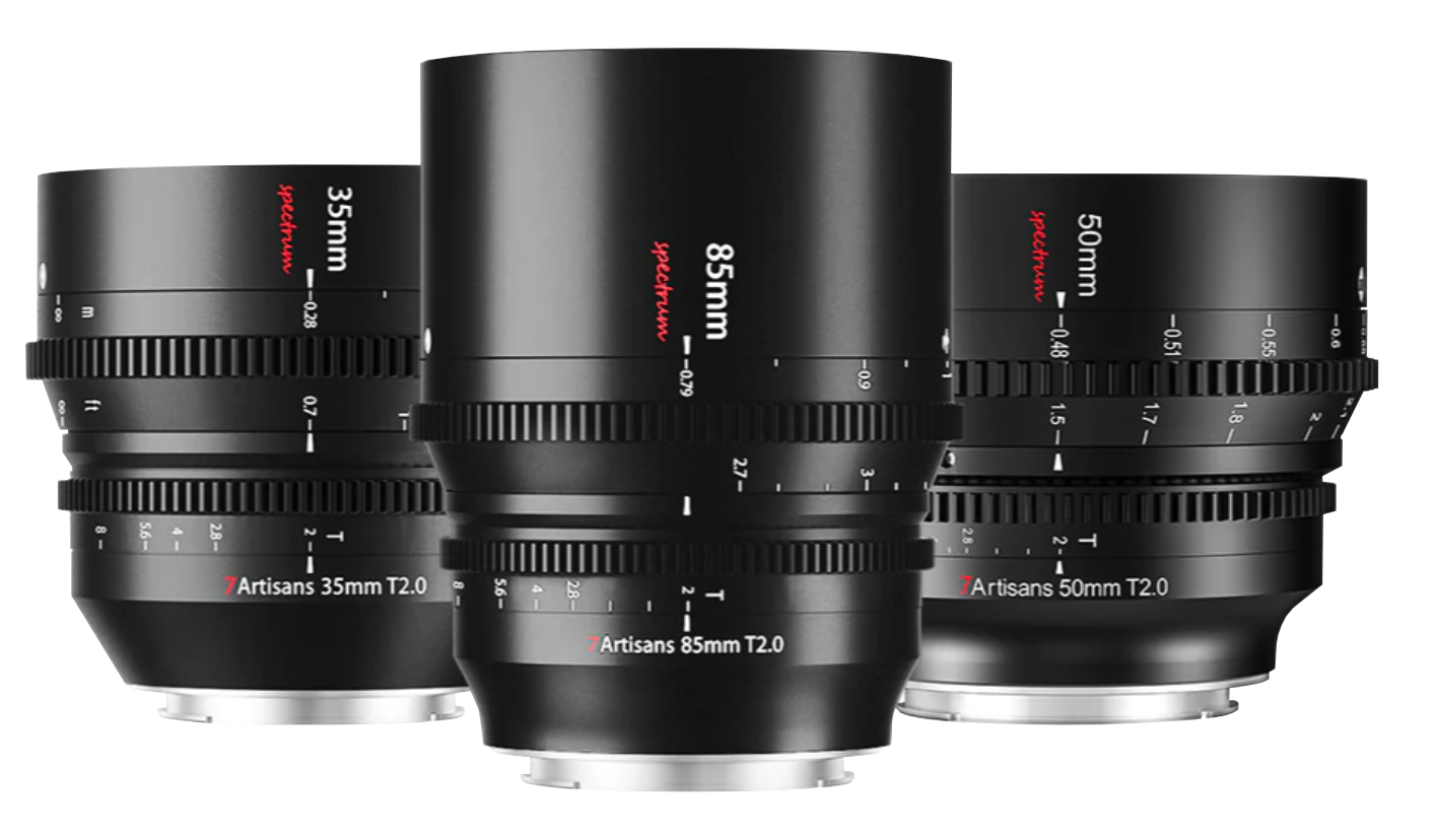 Un primer plano de un objetivo Nikkor de 50 mm