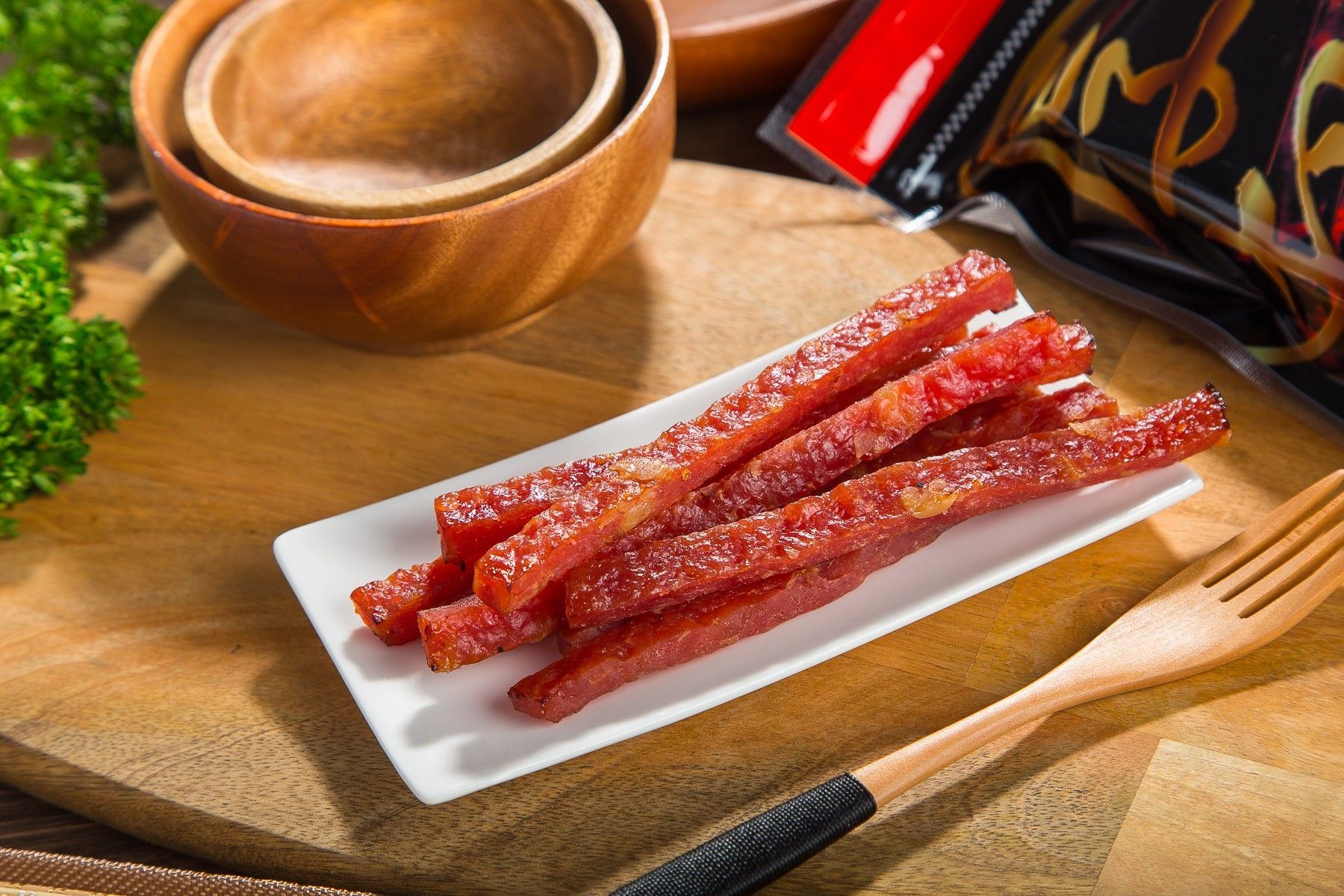 蒜味豬肉條