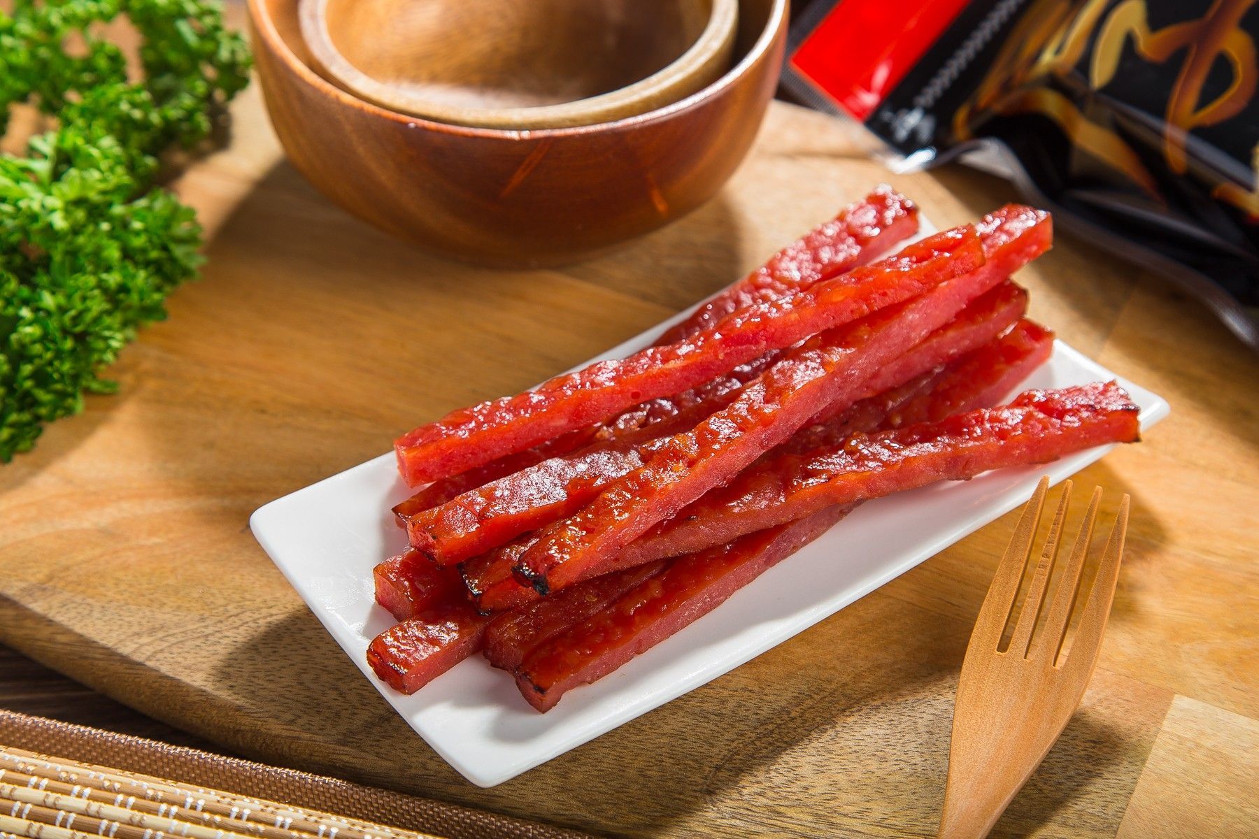 蔗燻豬肉條