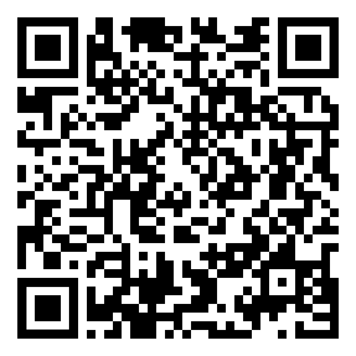 A black and white qr code on a white background.
