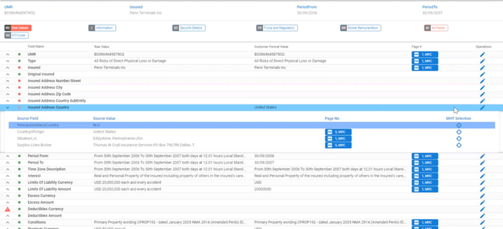 A screenshot of a computer screen showing a timeline of events.