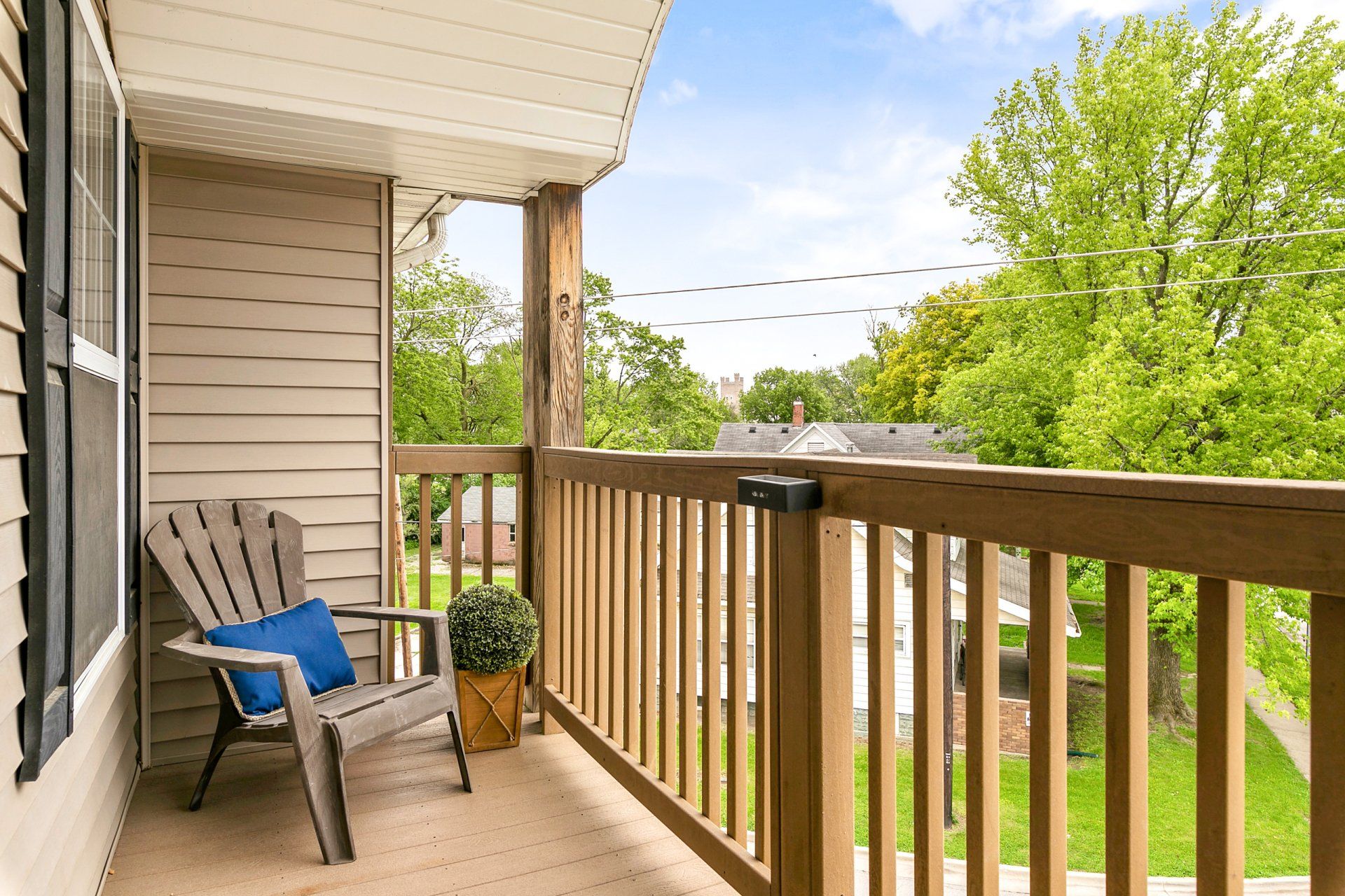 Private unit balcony