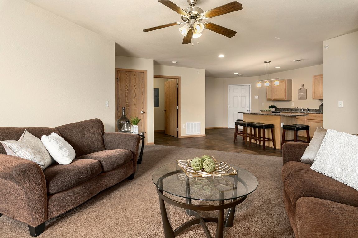 Living room - Fully furnished units