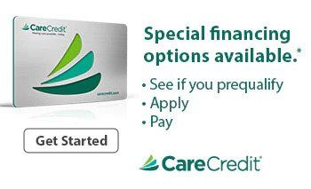 CareCredit ad with green logo, 