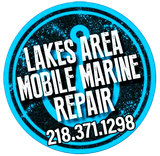 A logo for lakes area mobile marine repair A logo for lakes area mobile marine repair
