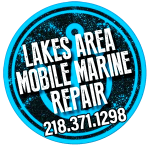 A logo for lakes area mobile marine repair A logo for lakes area mobile marine repair
