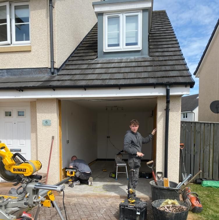 garage conversion before
