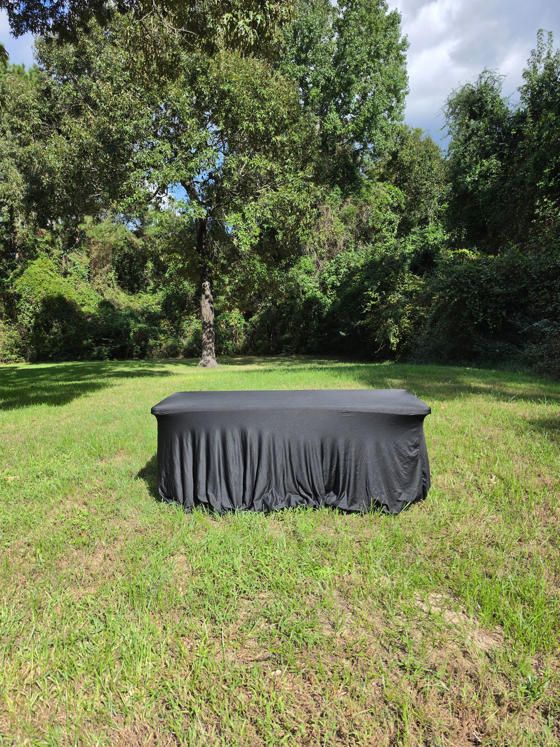 6-Foot Pleated-Skirt Table Cover