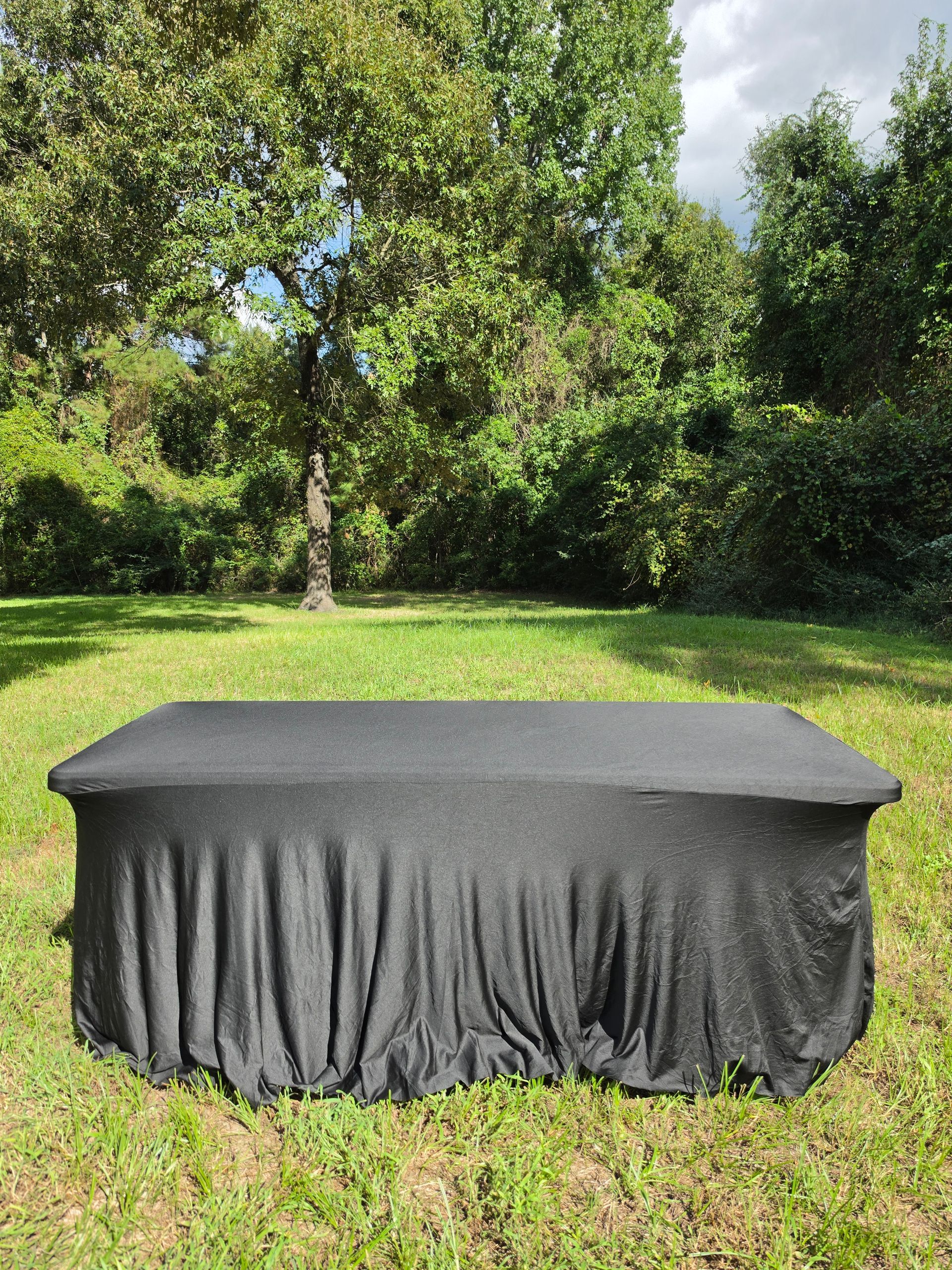6-Foot Pleated-Skirt Table Cover