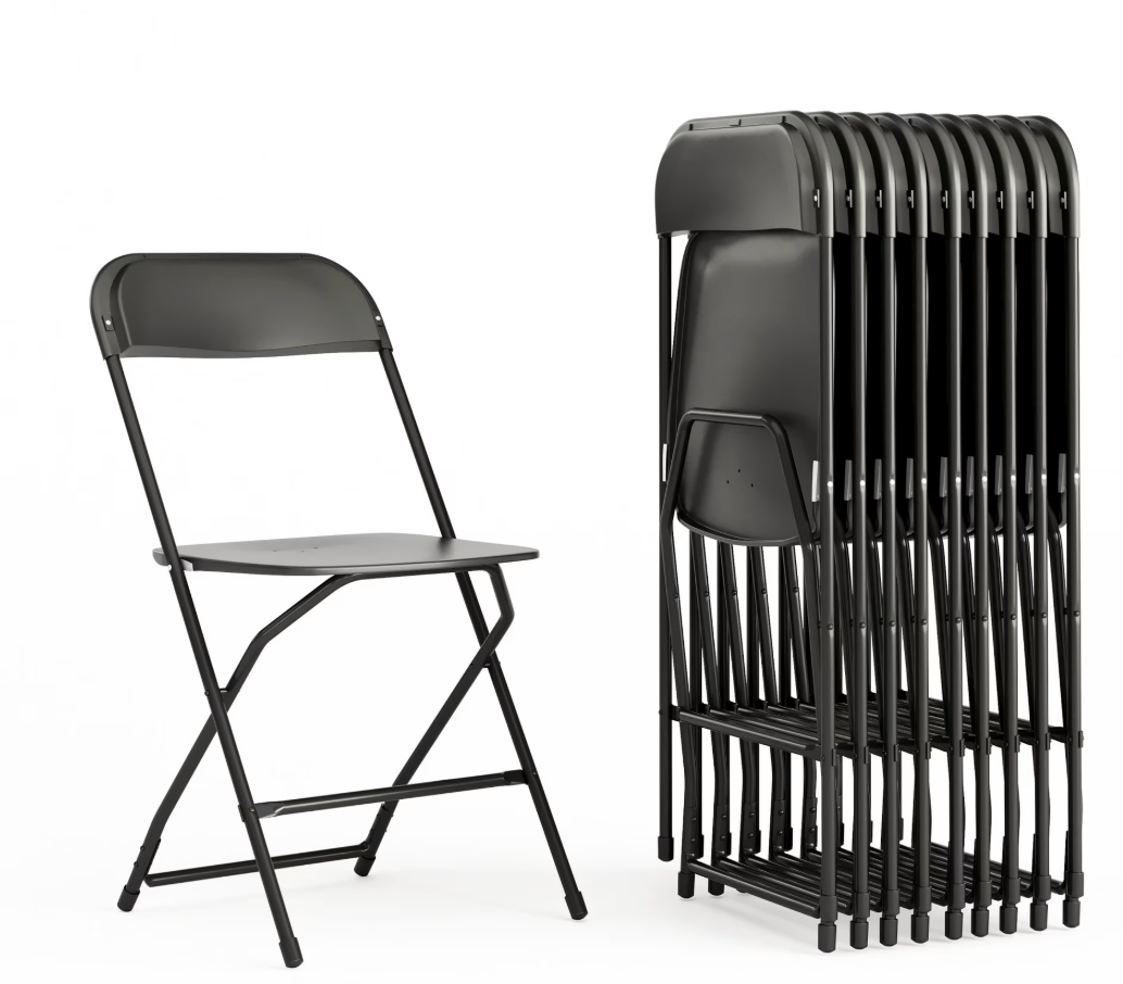 Black Folding Chairs