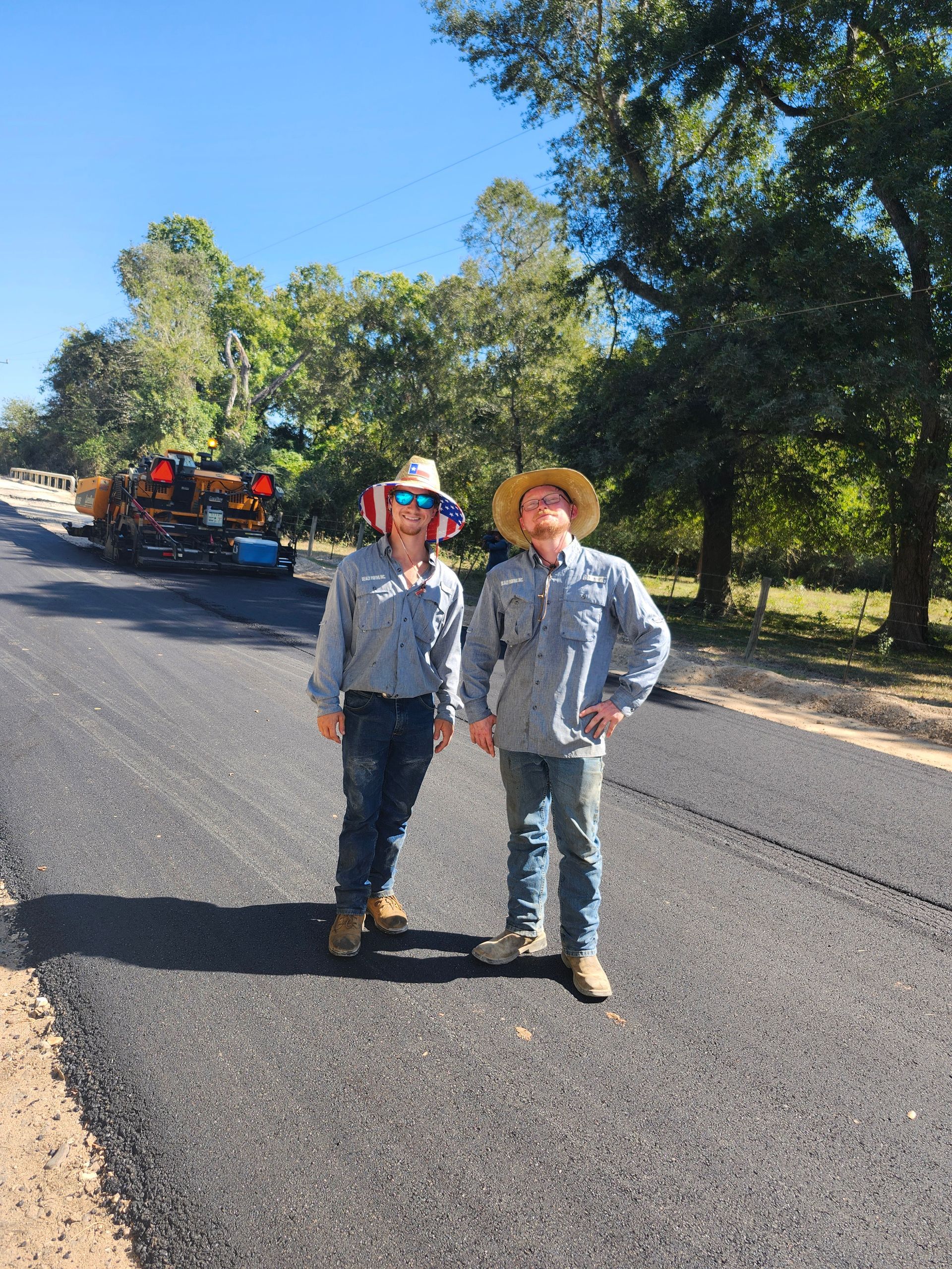 Gray House with A Two-Car Garage — Sealy, TX — Sealy Paving, Inc.