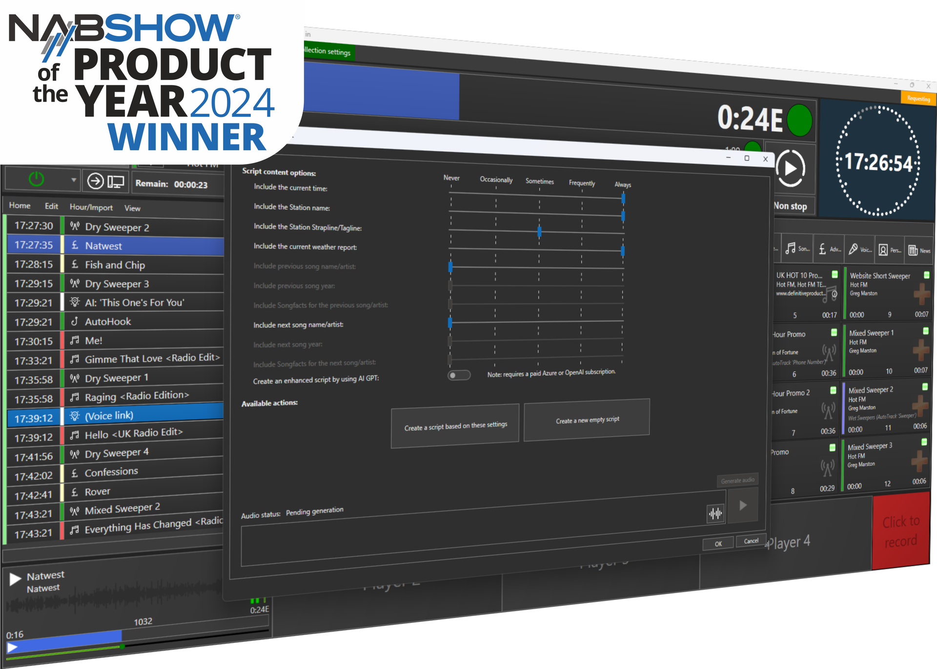 A nabshow product of the year 2024 winner