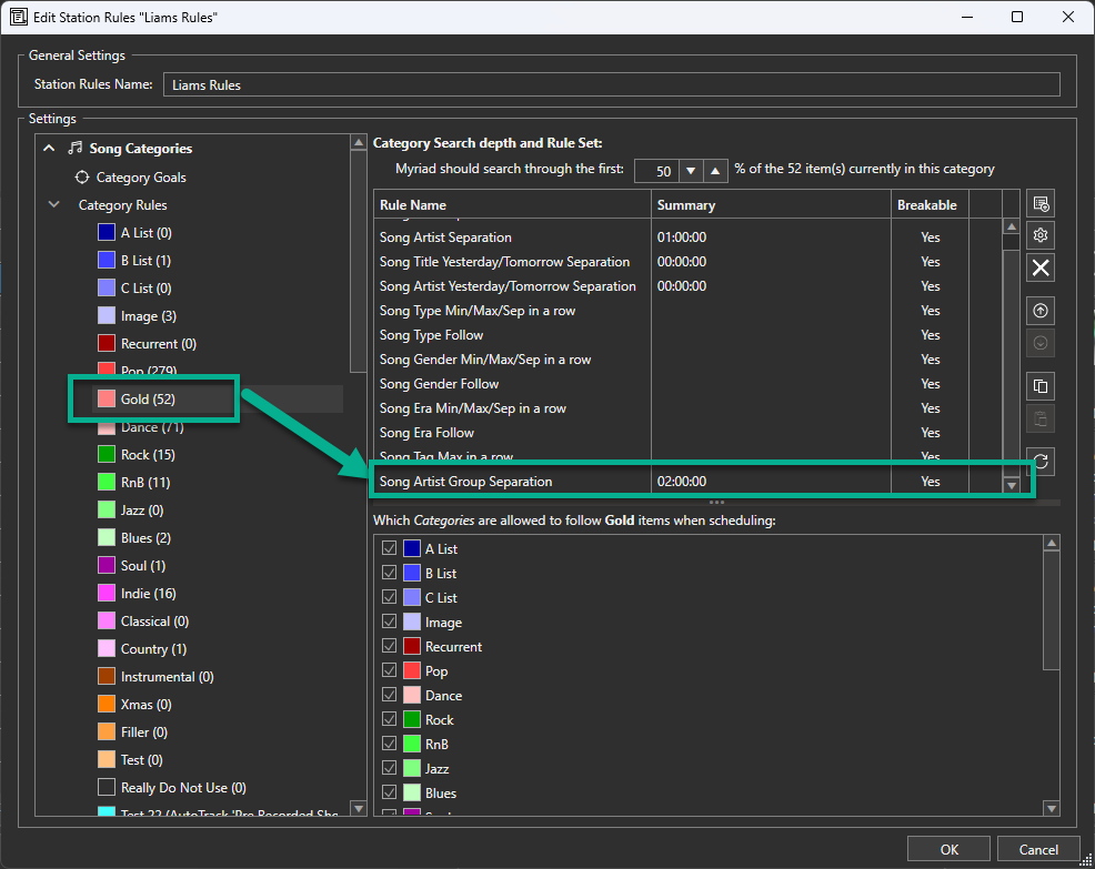A computer screen with a green arrow pointing to a folder