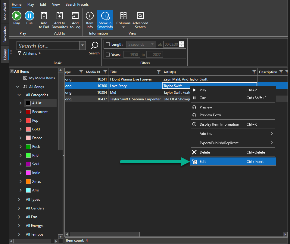 Myriad Playout Edit Media Myriad Playout